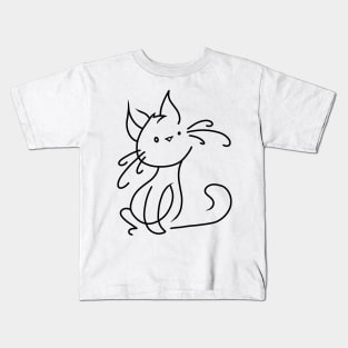Essentially cat 1 black Kids T-Shirt